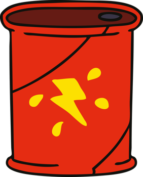 quirky hand drawn cartoon cola can png