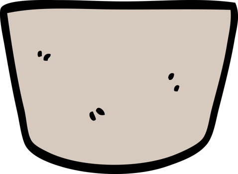 cartoon pot drawing png