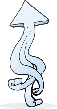 hand drawn cartoon arrow png