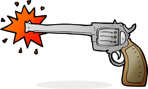 cartoon firing gun png