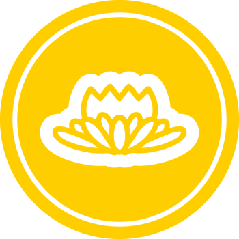 lotus flower circular icon png
