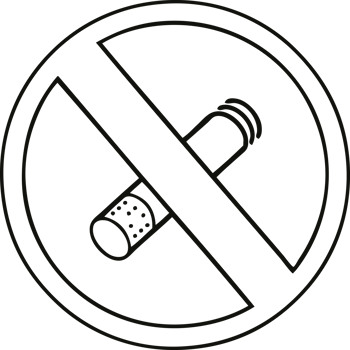 line drawing cartoon no smoking allowed sign png