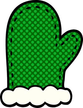cartoon doodle oven mitts png