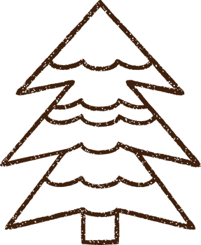 Winter Tree Charcoal Drawing png