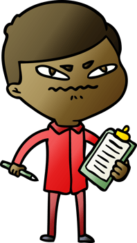 cartoon angry man drawing png