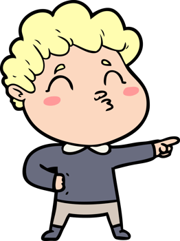cartoon man pouting drawing png