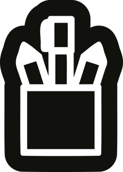 pencil pot icon png