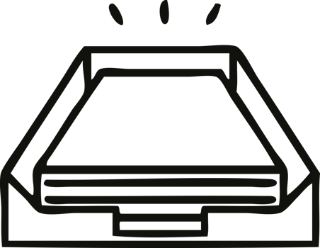 line drawing cartoon in box png