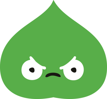 flat color retro cartoon expressional leaf png