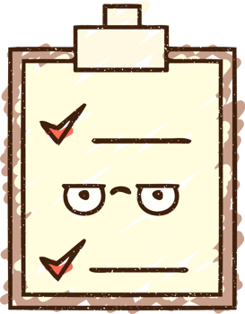 Office Checklist Chalk Drawing png