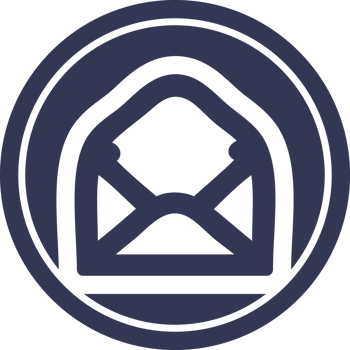 envelope letter circular icon png