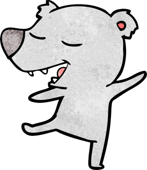 cartoon bear drawing png