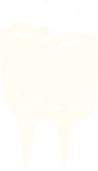 cartoon doodle tooth png