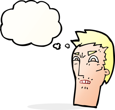 cartoon angry face with thought bubble png