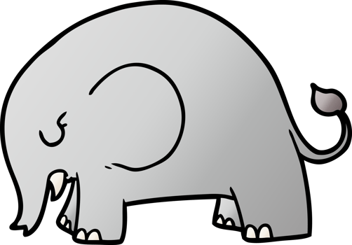 cute cartoon elephant png