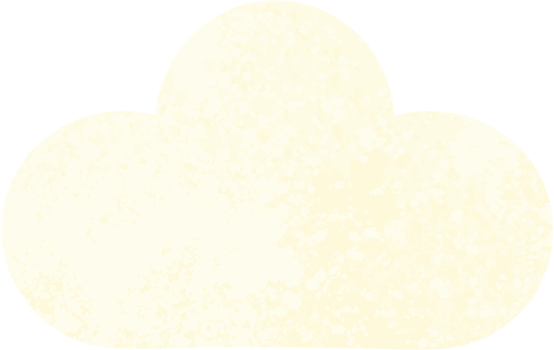 retro illustration style cartoon white cloud png
