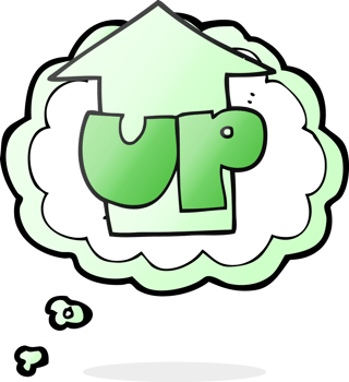 thought bubble cartoon up symbol png