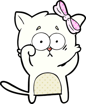 cartoon cat drawing png