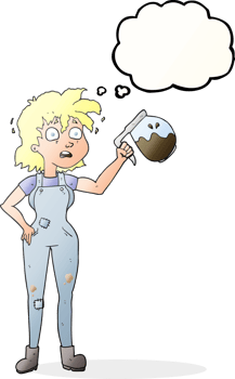 too much coffee thought bubble cartoon png