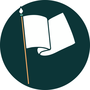 tattoo style icon of a flag png