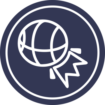 basketball sports circular icon symbol png