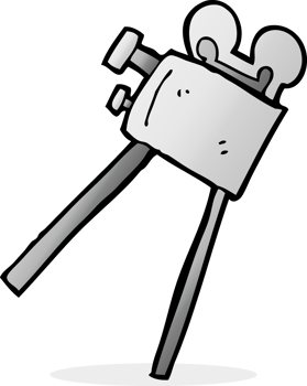 cartoon movie camera png