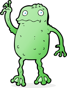cartoon frog drawing png