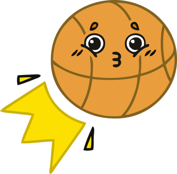 cute cartoon of a basketball png