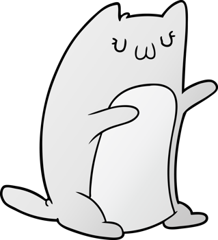 cartoon cat drawing png