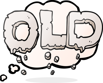 thought bubble cartoon word old png