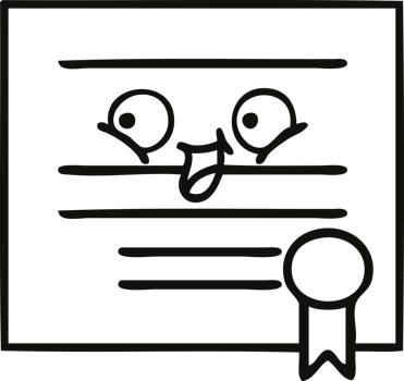 line drawing cartoon graduation diploma png