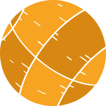 hand drawn cartoon doodle of a basket ball png