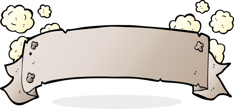 heraldry scroll banner cartoon png
