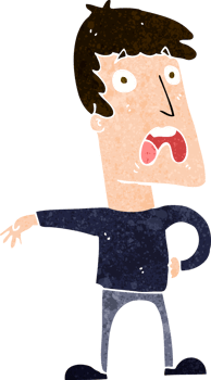 cartoon complaining man png