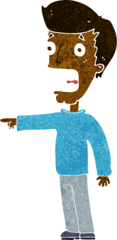 cartoon terrified man png
