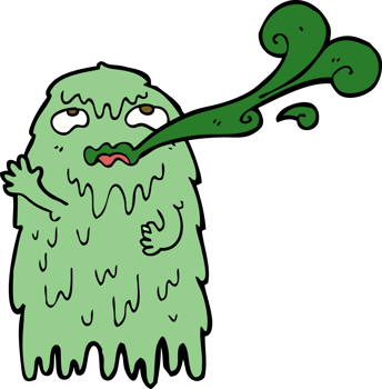 gross cartoon ghost png