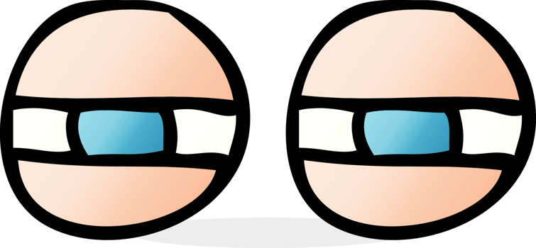 cartoon eyes drawing png