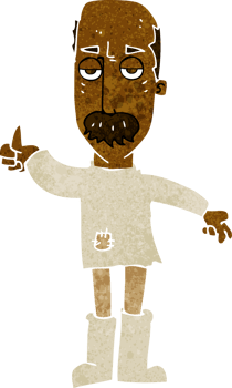 cartoon annoyed old man png
