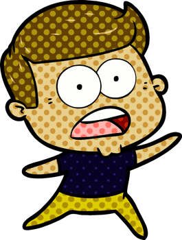 cartoon shocked man png