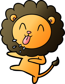 happy cartoon lion png