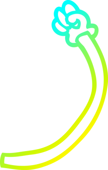 cold gradient line drawing of a cartoon retro hand gestures png