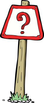 cartoon question mark sign png