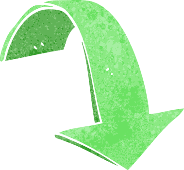cartoon pointing arrows png