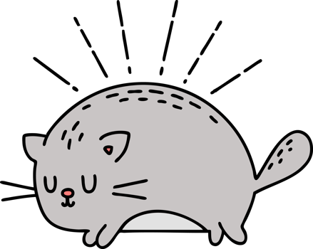 illustration of a traditional tattoo style happy cat png