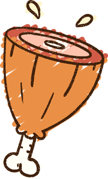Meat Chalk Drawing png