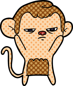 cartoon monkey drawing png