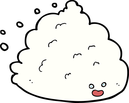 cartoon cloud character png