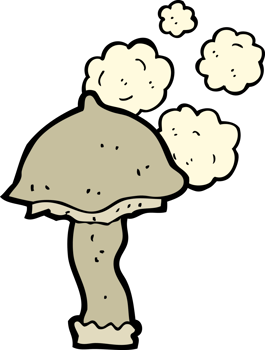 cartoon mushroom drawing png