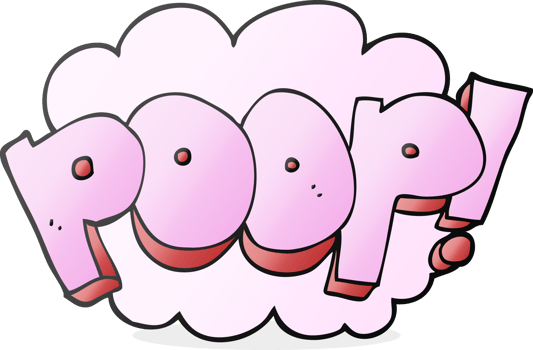 hand drawn cartoon poop text png