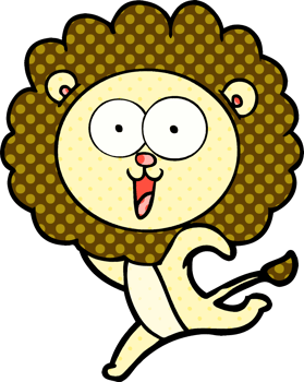 happy cartoon lion png